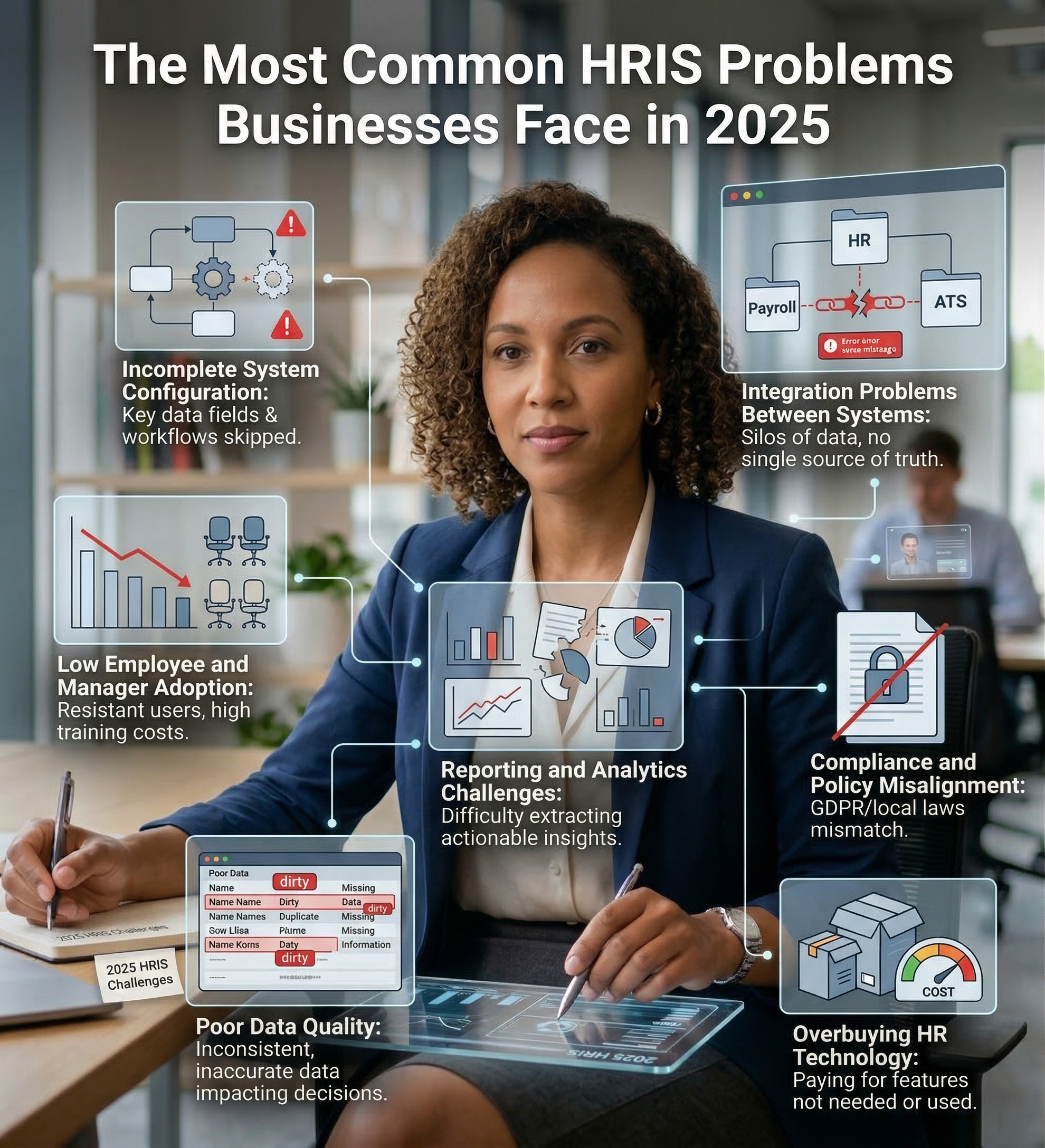 The Most Common HRIS Problems Businesses Face in 2025