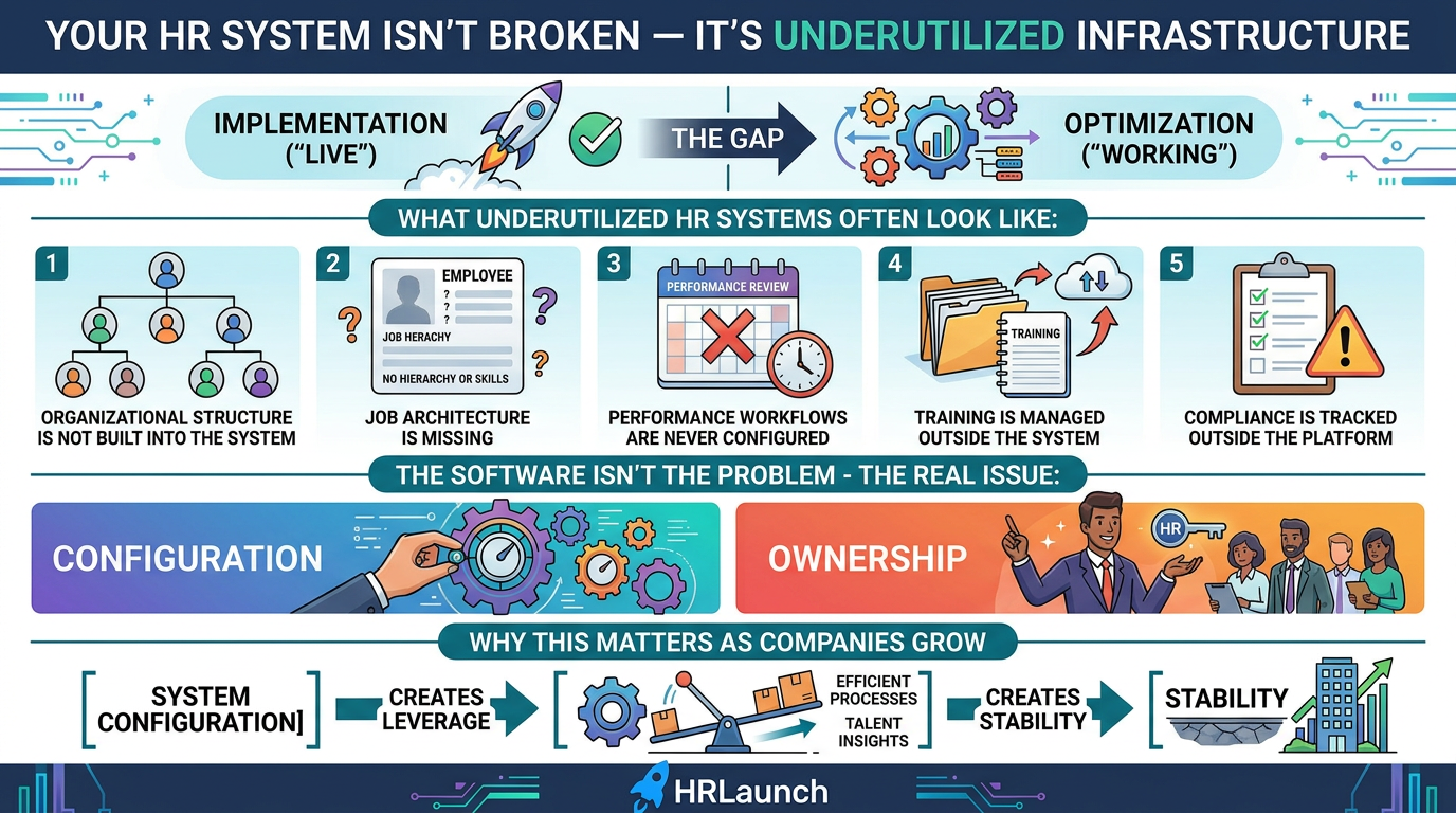 Your HR System Isn’t Broken — It’s Underutilized Infrastructure