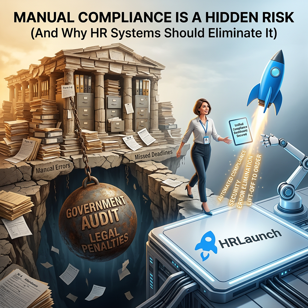 Manual Compliance Is a Hidden Risk (And Why HR Systems Should Eliminate It)