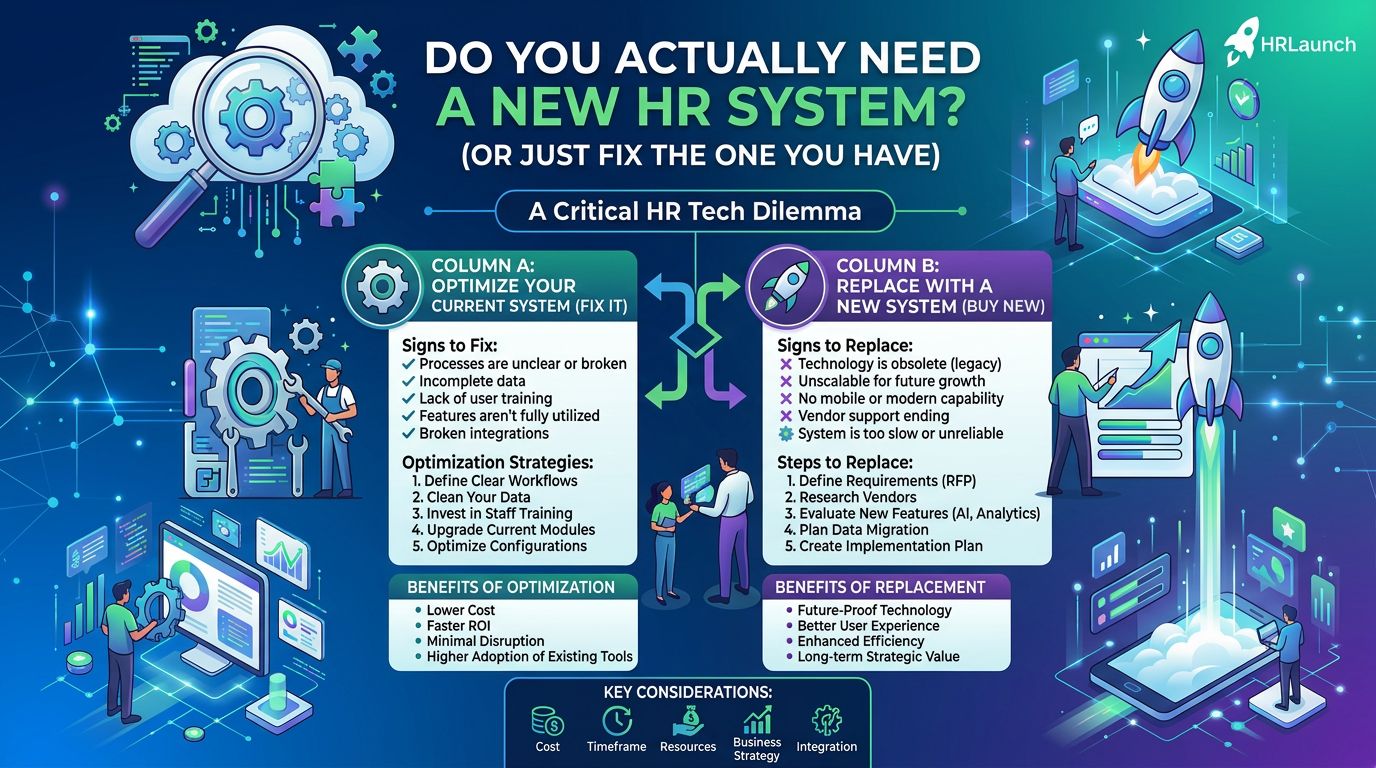 Do You Actually Need a New HR System? (Or Just Fix the One You Have)