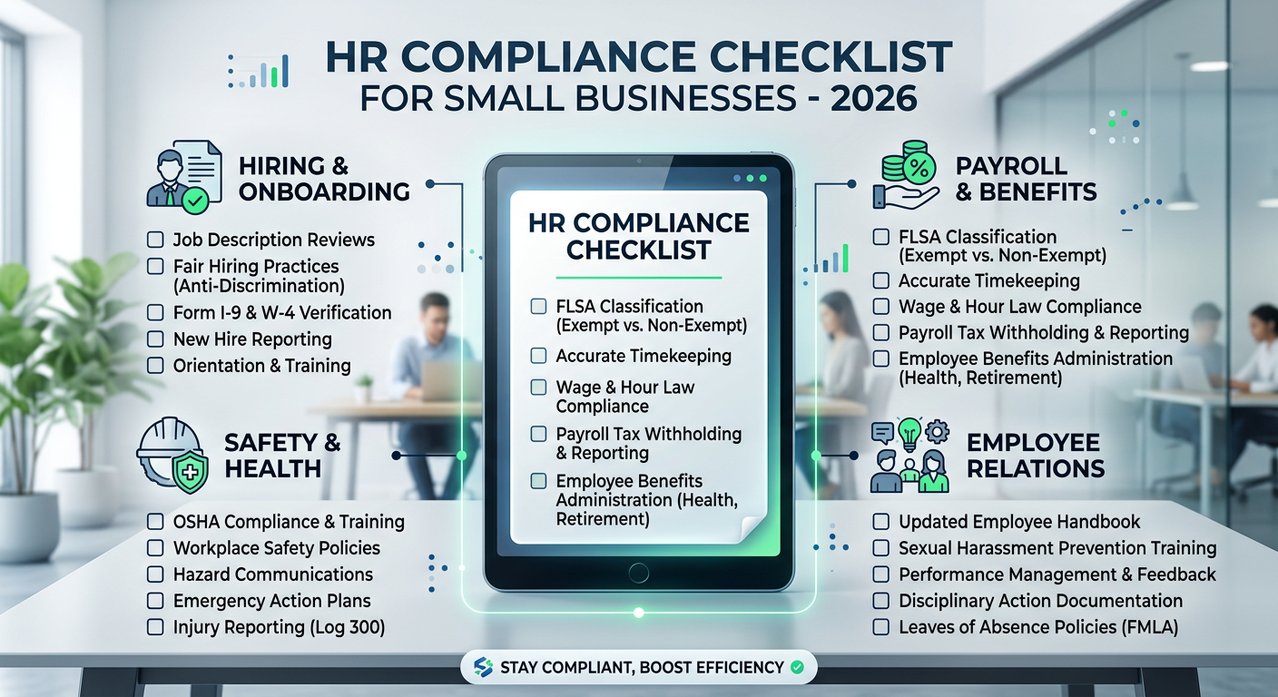 HR Compliance Checklist for Small Businesses (2026)